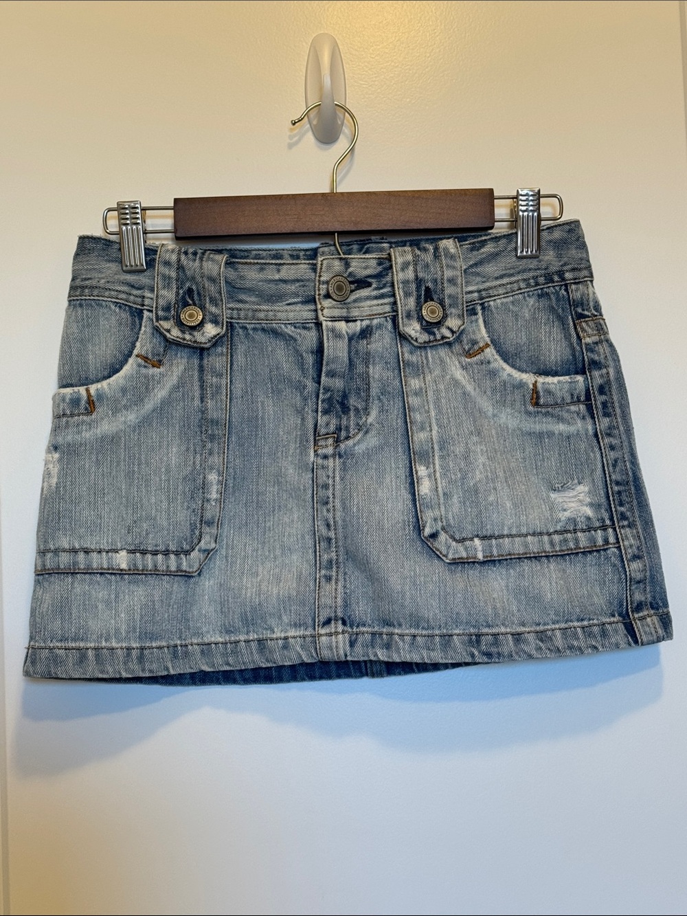 Vintage American Eagle Y2K Low Rise Mini Skirt